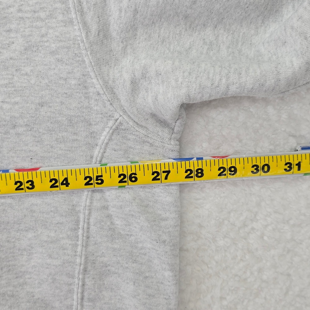 Vtg Russell Athletic Mens XXL Heather Gray Crewneck Fleece Sweatshirt Pullover - Picture 3 of 12